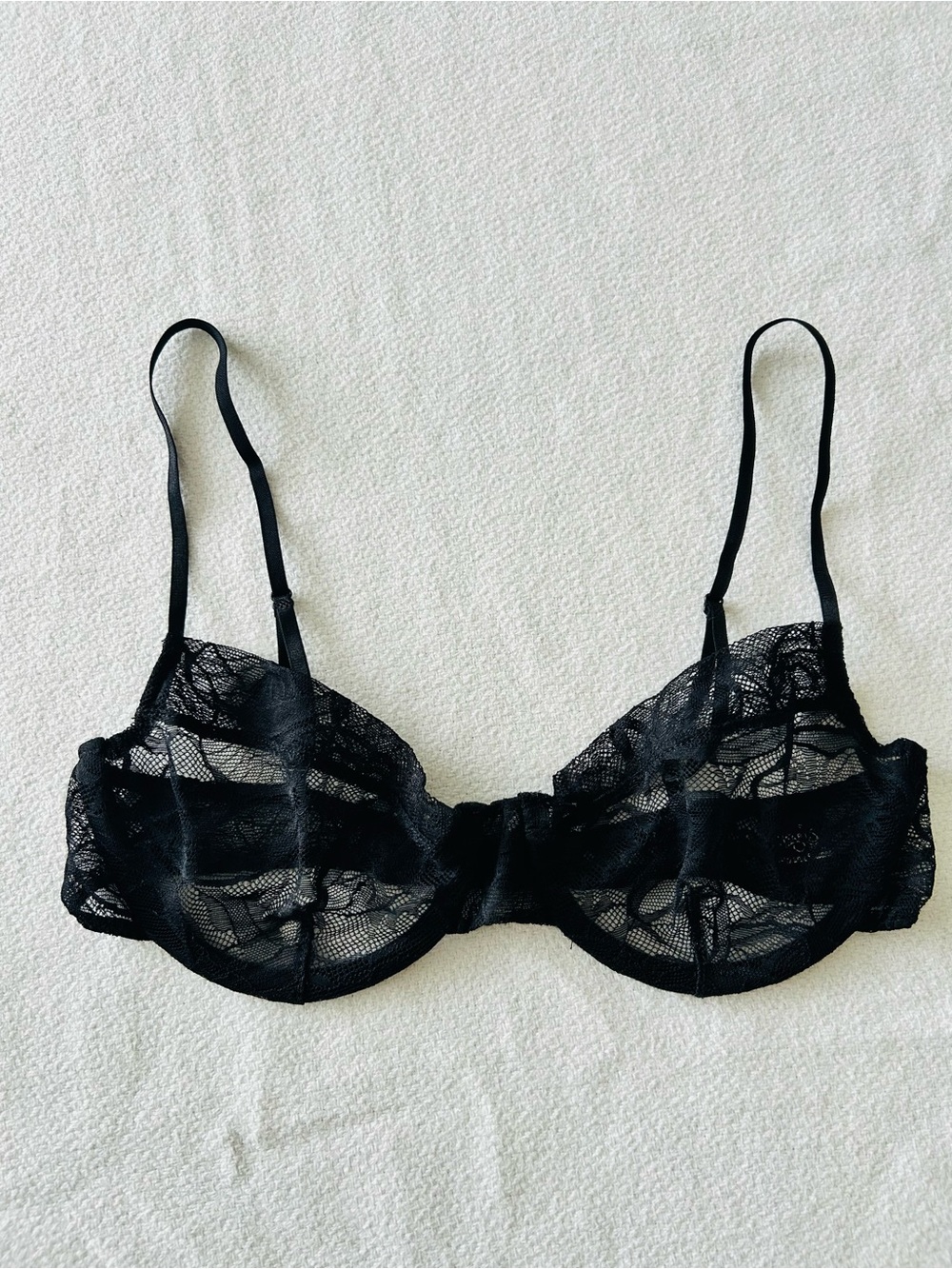 Only Hearts Go Ask Alice Bra, Black - Picture 3 of 7